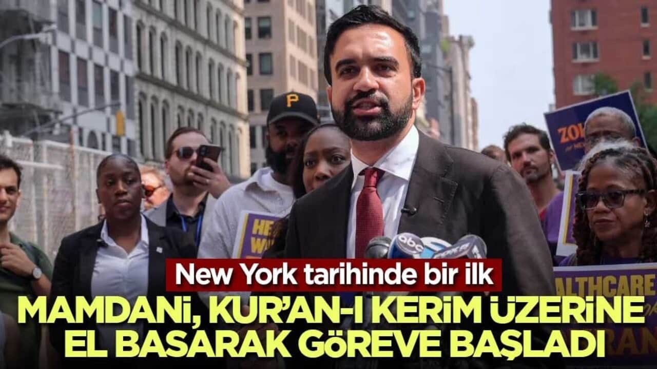 Mamdani, Kur’an-ı Kerim üzerine el basarak göreve başladı