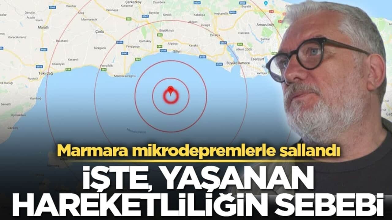 Marmara mikrodepremlerle sallandı! İşte, yaşanan hareketliliğin sebebi