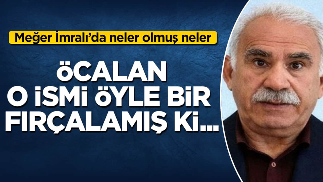 Meğer İmralı’da neler olmuş neler! Öcalan, o ismi öyle bir fırçalamış ki...