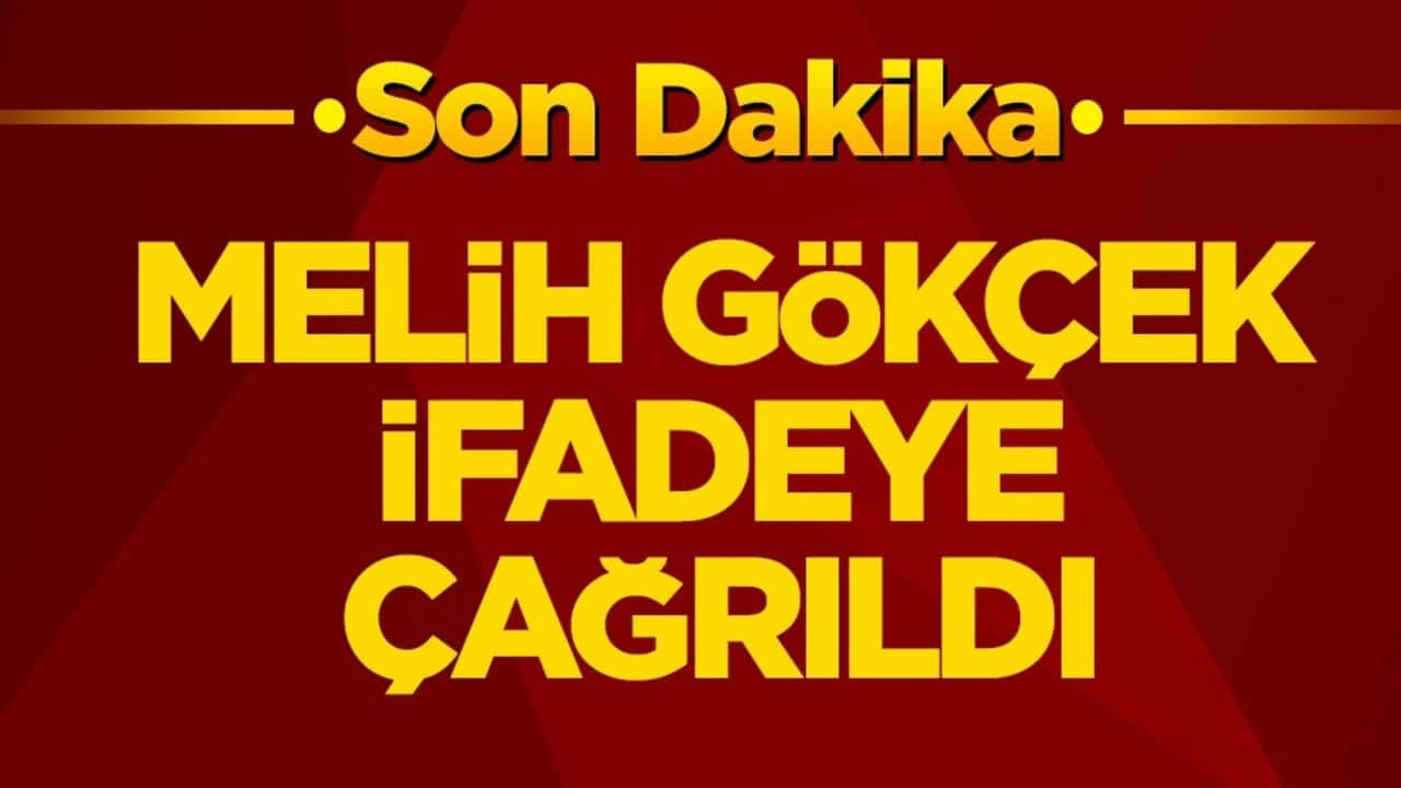Melih Gökçek ifadeye çağrıldı