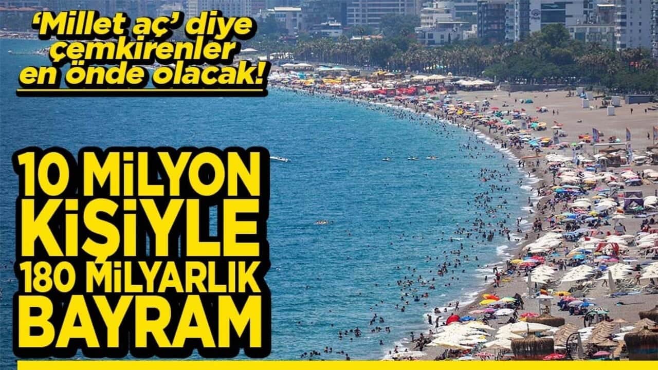 Millet aç diye çemkirenler en önde olacak! 10 milyon kişiyle 180 milyarlık bayram