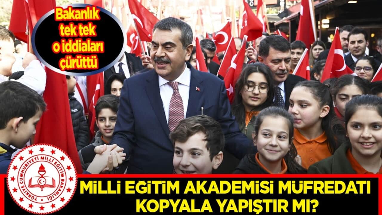 Milli Eğitim Akademisi müfredatı kopyala yapıştır mı?
