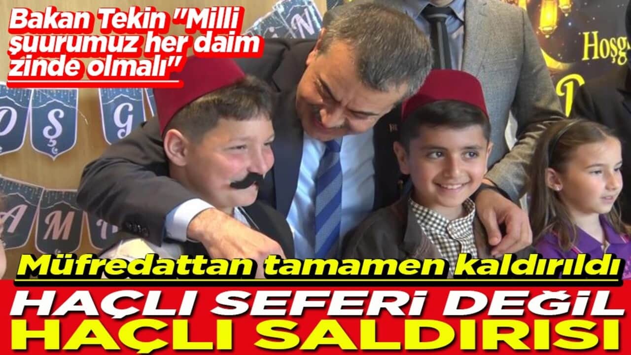 "Milli şuurumuz, bilincimiz her daim zinde olmalı" Haçlı seferi değil haçlı saldırısı