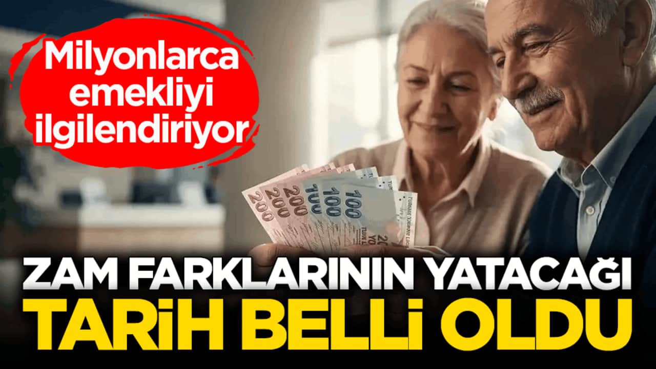 Milyonlarca emekliyi ilgilendiriyor! Zam farklarının yatacağı tarih belli oldu