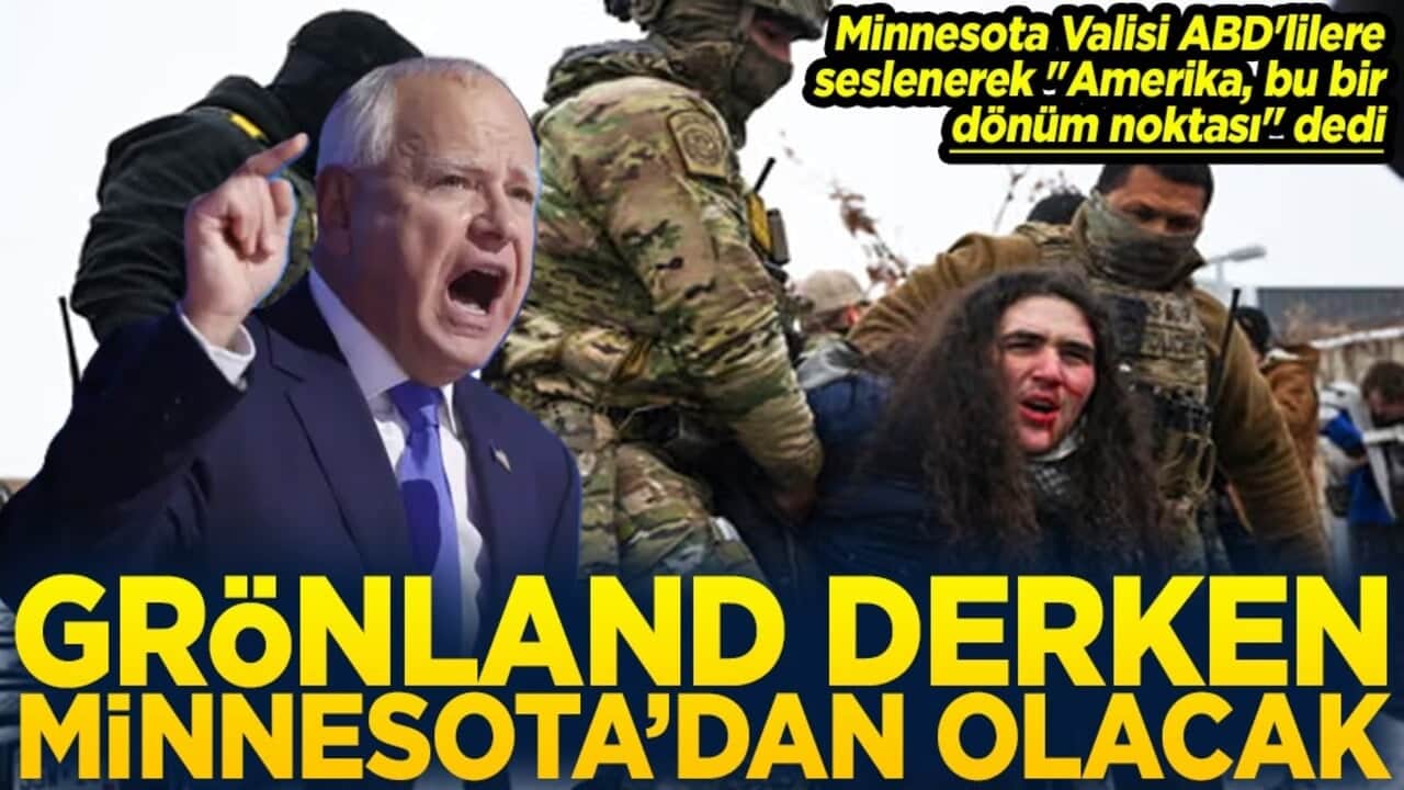 Minnesota Valisi "Amerika, bu bir dönüm noktası." dedi. Grönland derken Minnesota'dan olacak