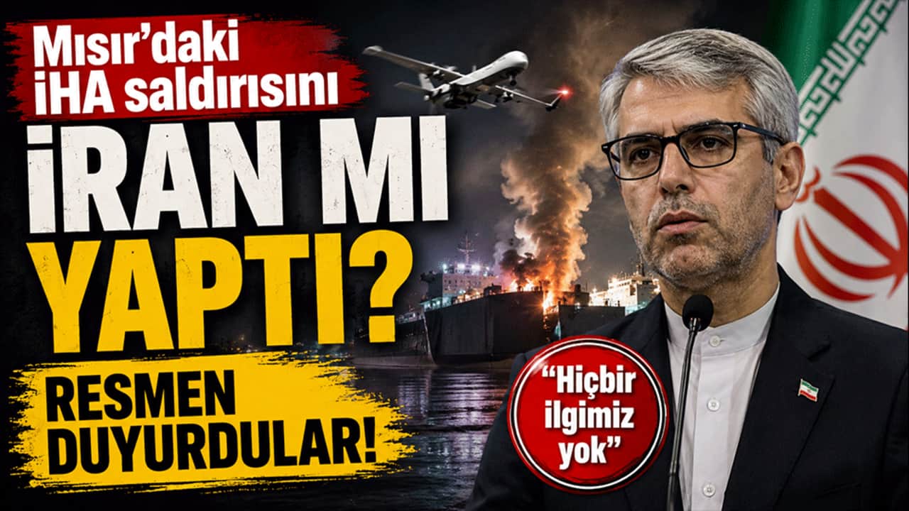 Mısır'daki İHA saldırısını İran mı yaptı? Tahran'dan resmi açıklama geldi