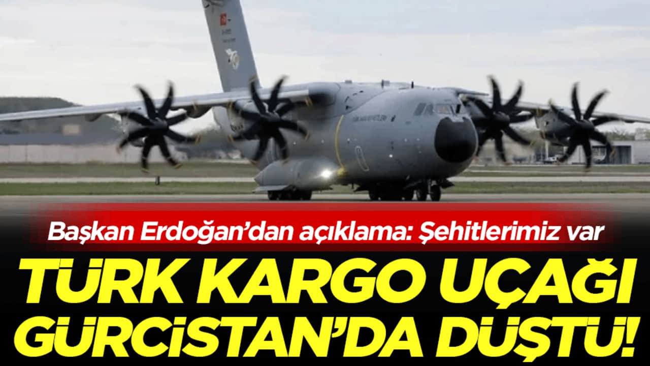 MSB duyurdu: Türk askeri kargo uçağı düştü!
