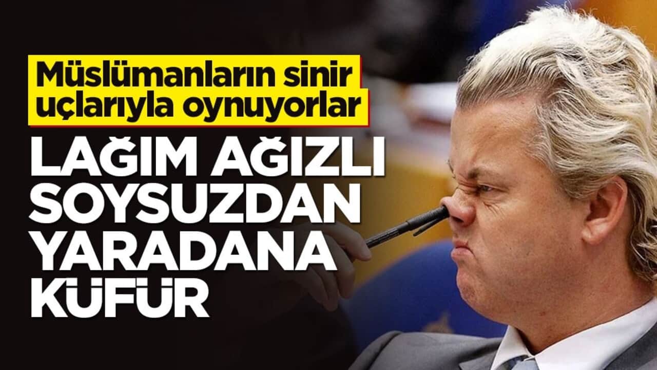 Müslümanların sinir uçlarıyla oynuyorlar! Lağım ağızlı soysuzdan yaradana küfür