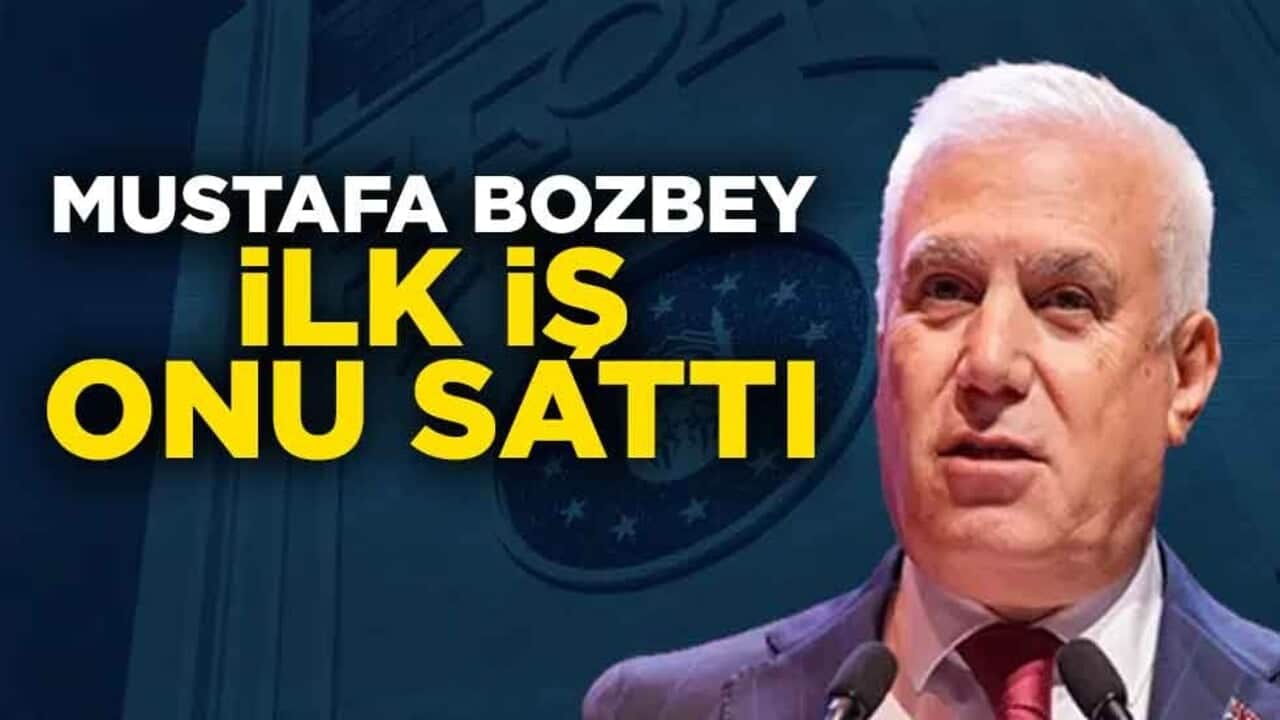 Mustafa Bozbey ilk iş olarak yardımcısını sattı