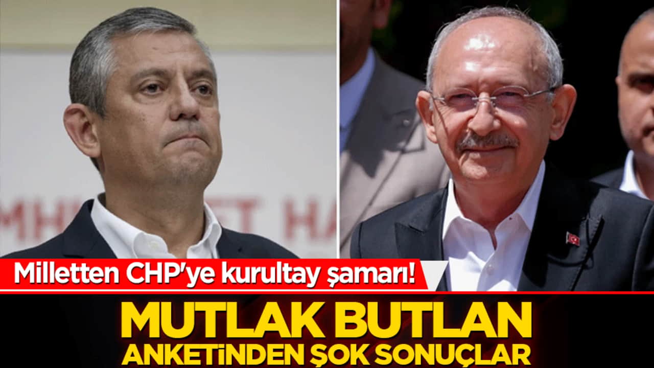 Mutlak butlan anketinden şok sonuçlar! Vatandaş CHP'yi topa tuttu!