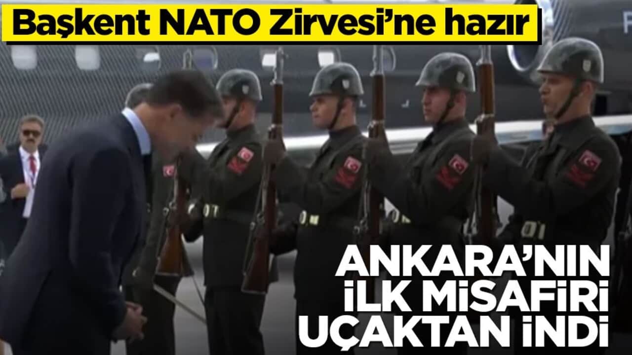 NATO Genel Sekreteri Rutte Ankara'da