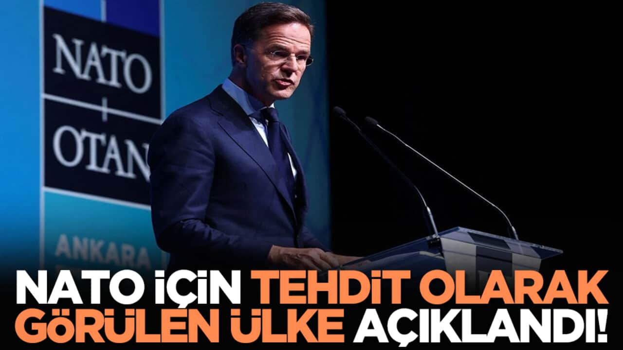 NATO için tehdit olarak görülen ülke açıklandı!