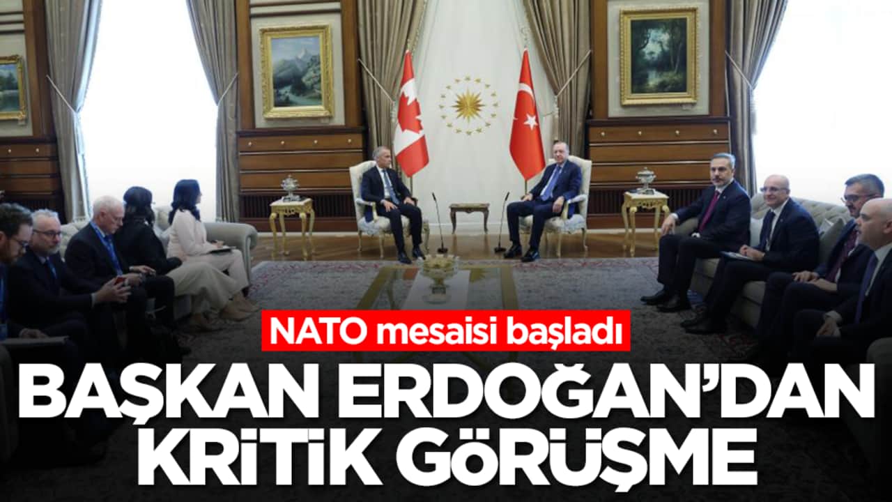 NATO mesaisi başladı: Başkan Erdoğan'dan kritik görüşme
