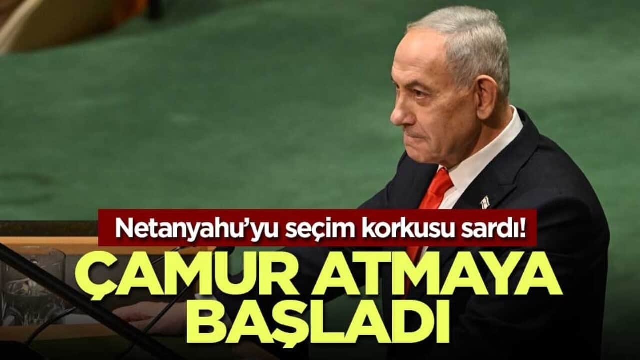 Netanyahu’yu seçim korkusu sardı! Çamur atmaya başladı