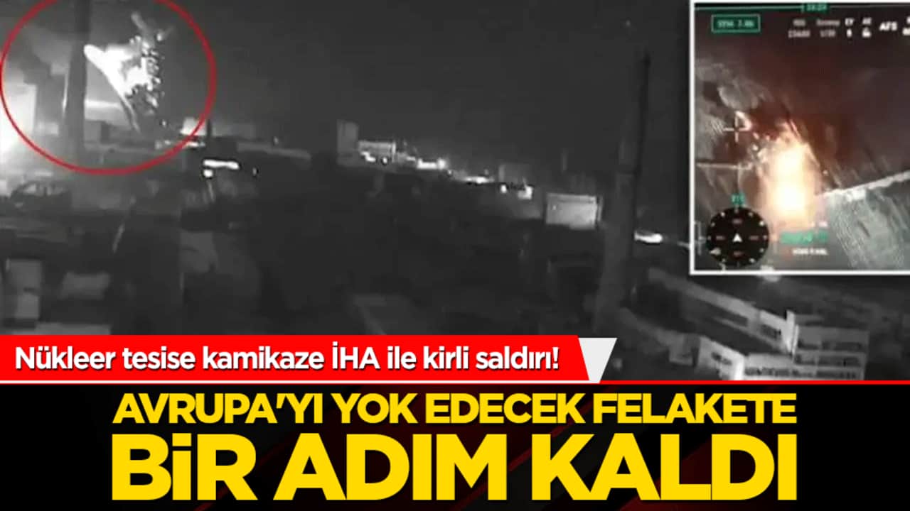 Nükleer tesise kamikaze İHA ile kirli saldırı! Avrupa'yı yok edecek felakete bir adım kaldı