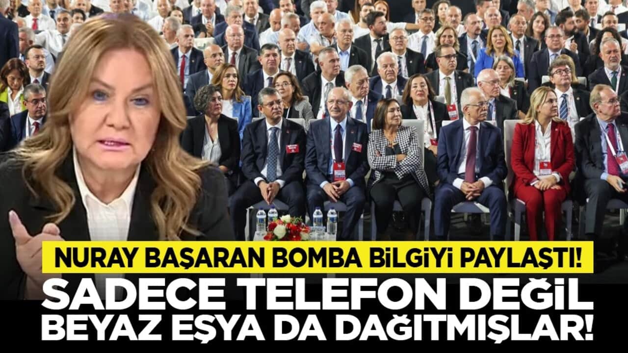 Nuray Başaran bomba bilgiyi paylaştı! Sadece telefon değil beyaz eşya da dağıtmışlar!