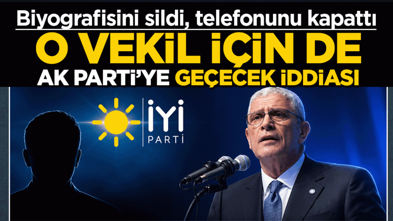 O vekil için de AK Parti'ye geçecek iddiası: Biyografisini sildi, telefonunu kapattı