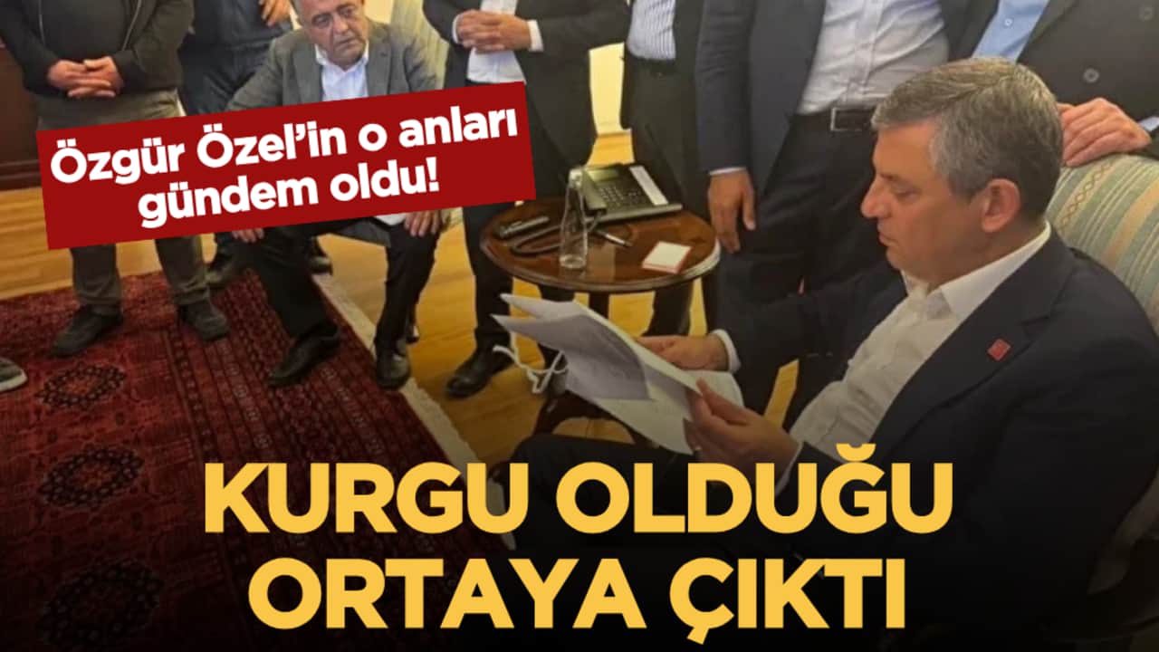 O videonun kurgu olduğu ortaya çıktı: Özgür Özel’in o anları gündem oldu