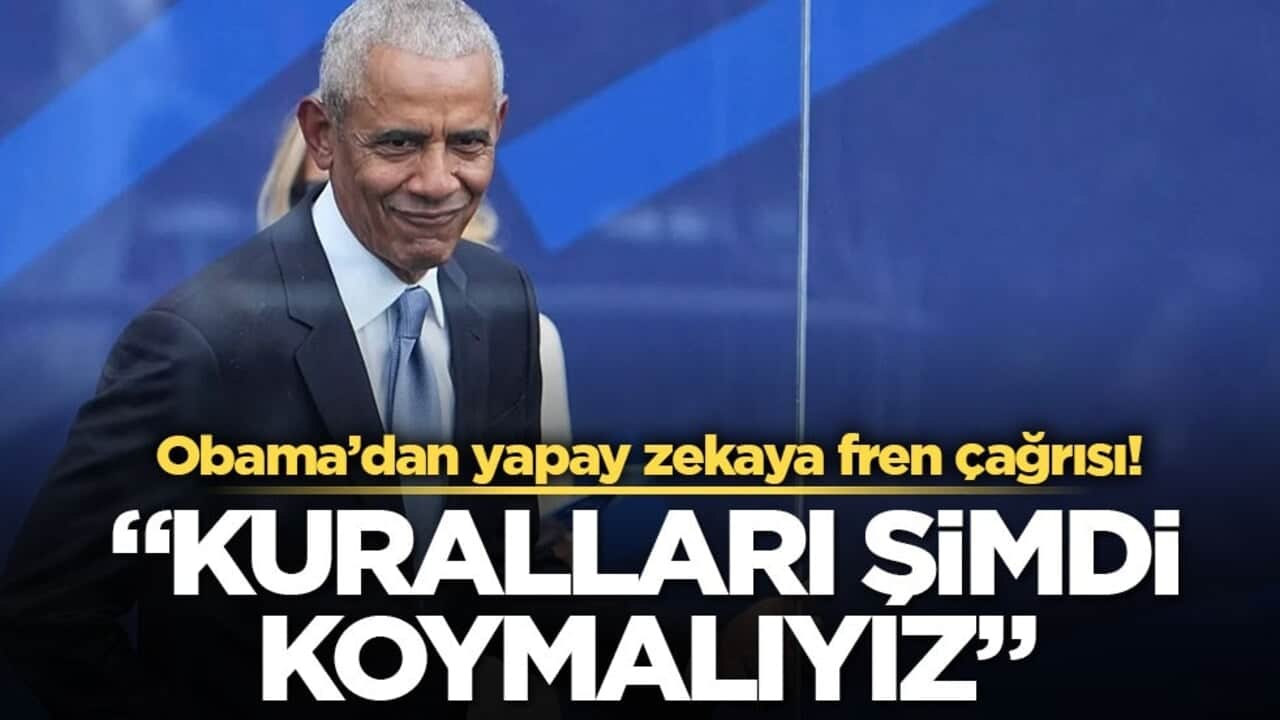Obama’dan yapay zekaya fren çağrısı! "Kuralları şimdi koymalıyız"