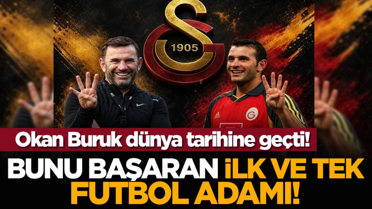 Okan Buruk dünya tarihine geçti! Bunu başaran ilk ve tek futbol adamı!