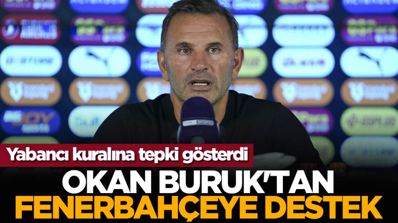 Okan Buruk'tan Fenerbahçeye destek