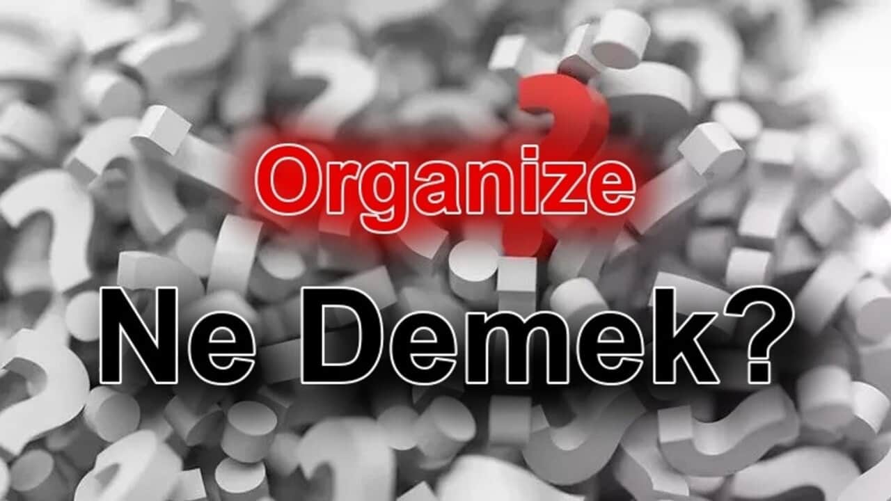 Organize Ne Demek? TDK Sözlük Anlamı ve Kullanımı Nedir?
