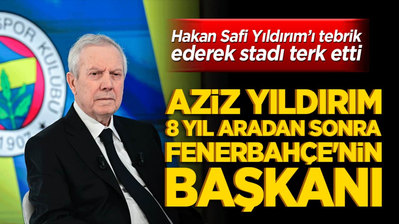 Oy verme işlemi tamamlandı! Fenerbahçe'nin yeni başkanı belli oldu