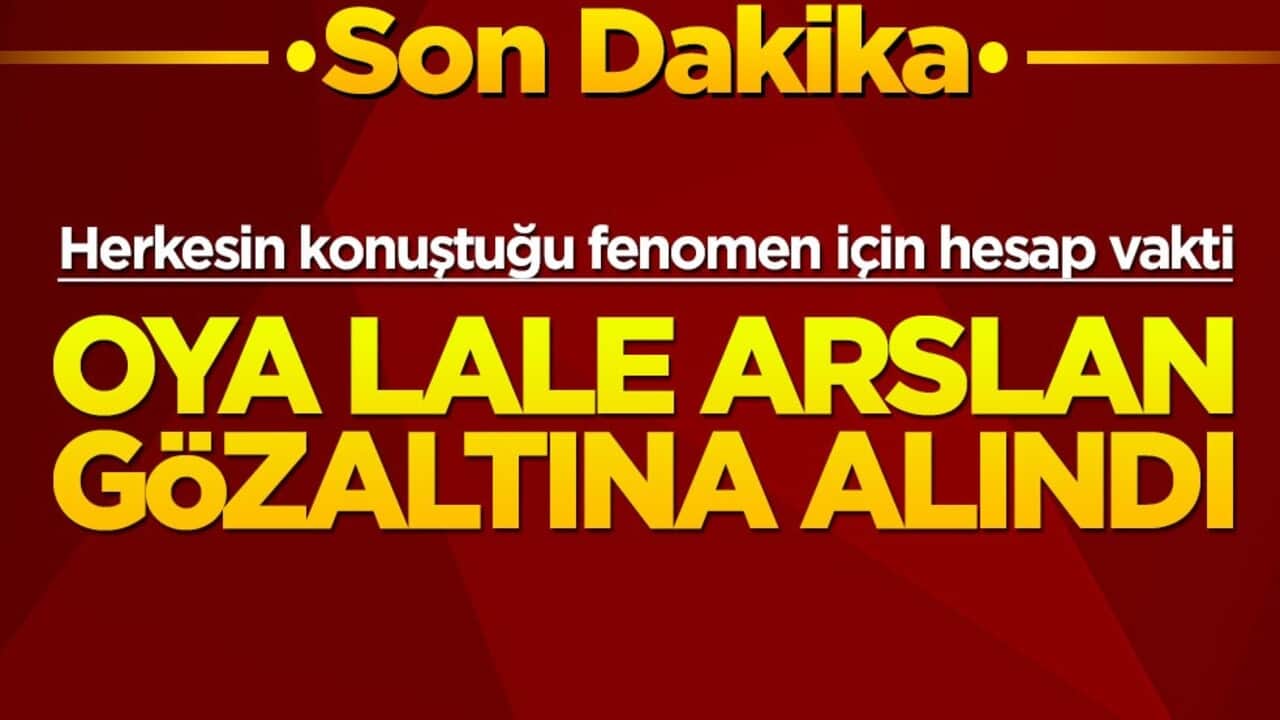 Oya Lale Arslan gözaltına alındı! Terör örgütü propagandası...
