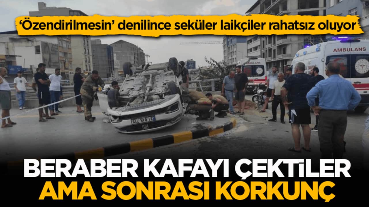 ‘Özendirilmesin’ denilince seküler laikçiler rahatsız oluyor! Beraber kafayı çektiler ama sonrası korkunç