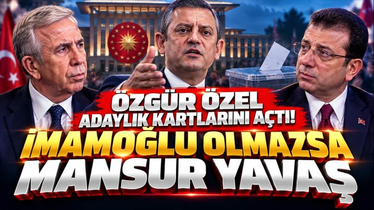 Özgür Özel adaylık kartlarını açtı! İmamoğlu olmazsa Mansur Yavaş seçeneği