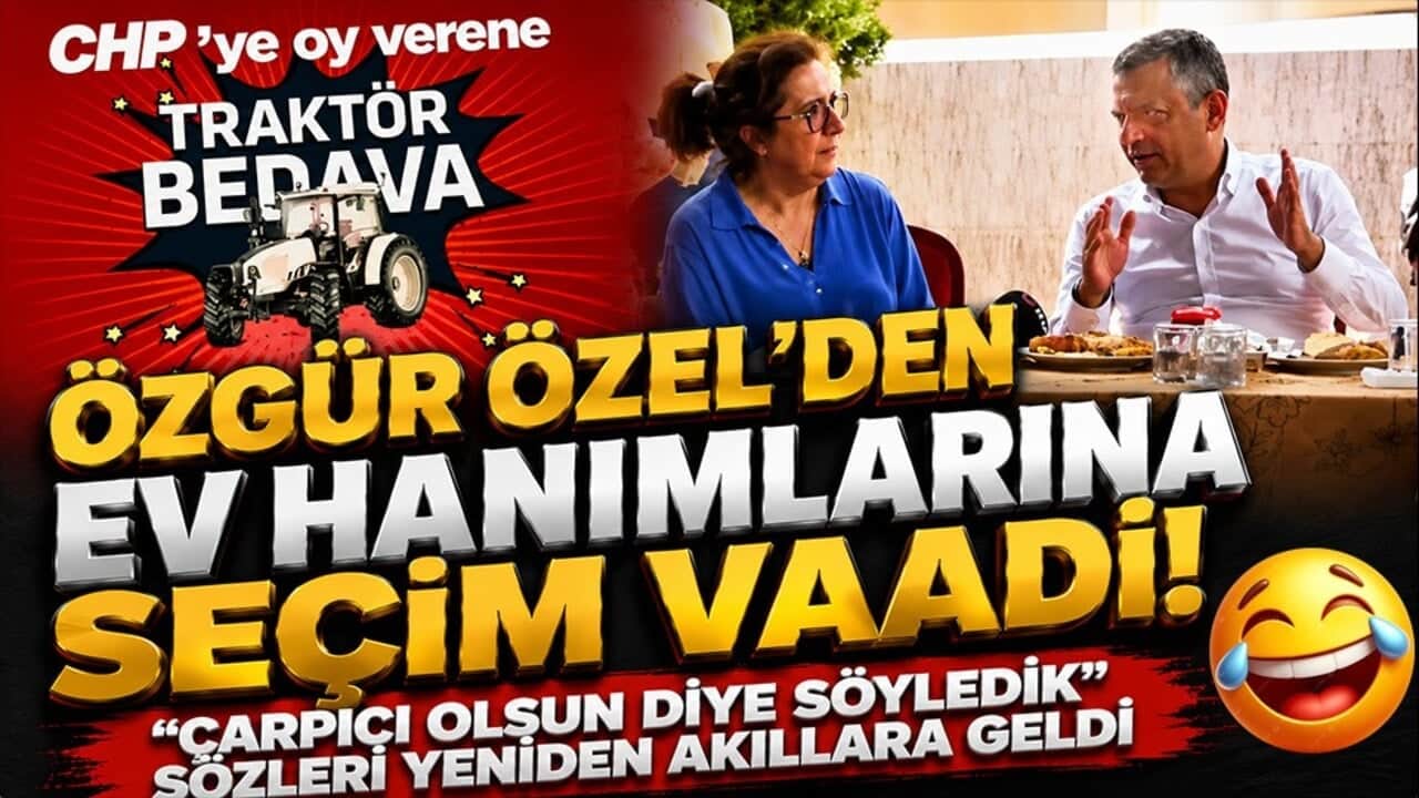 Özgür Özel’den ev hanımlarına seçim vaadi! "Çarpıcı olsun diye söyledik" sözleri yeniden akıllara geldi