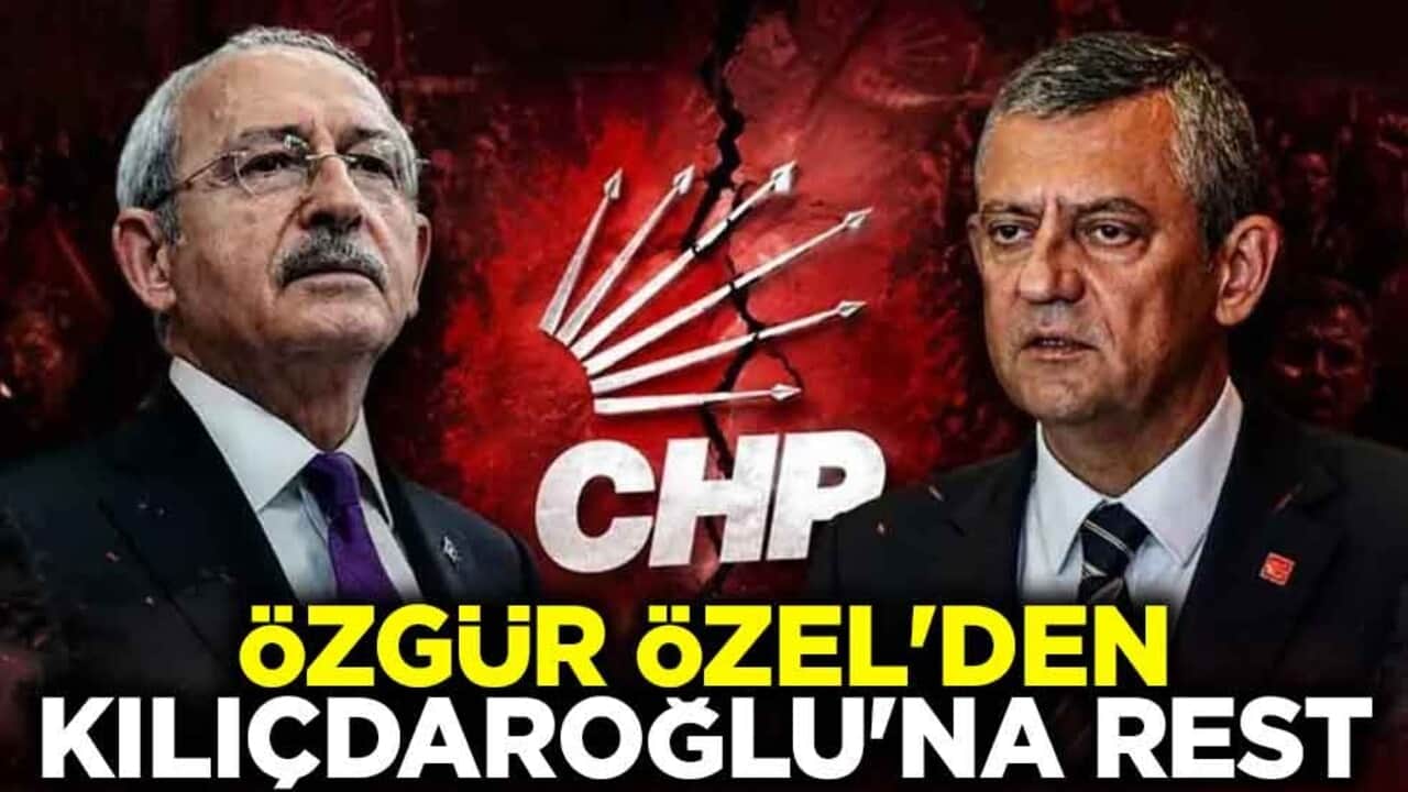 Özgür Özel'den Kemal Kılıçdaroğlu'na rest