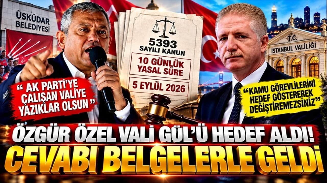 Özgür Özel’den Vali Davut Gül’e skandal sözler! Cevabı belgeleriyle geldi