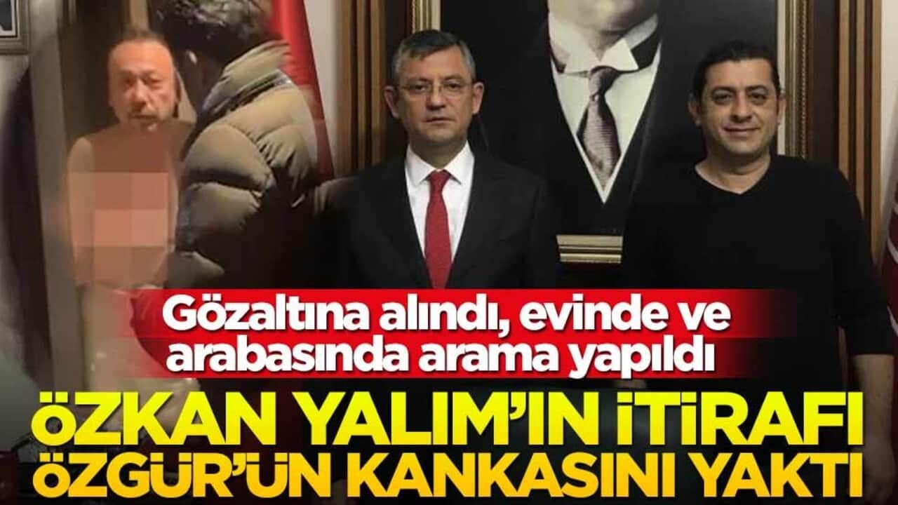 Özkan Yalım'ın ifadesi, Özgür Özel'in kankası Demirhan Gözaçan'ı yaktı! Gözaltına alındı