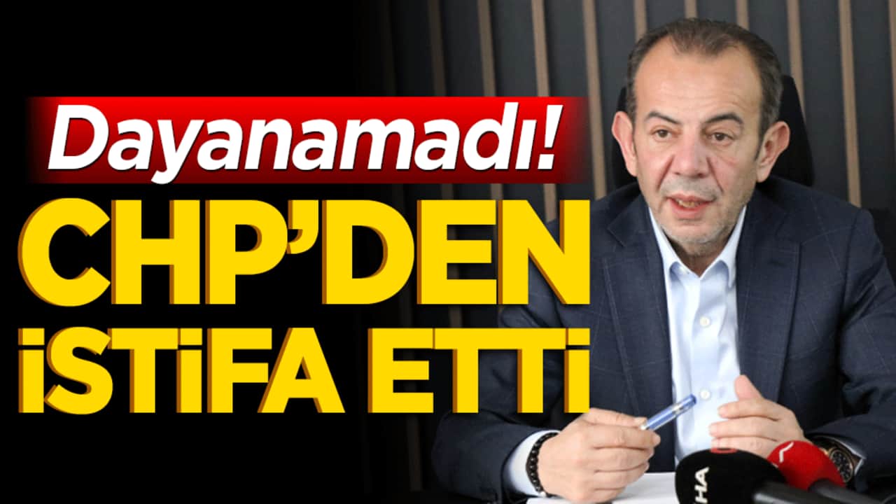 Partisindeki sinsi koltuk kavgalarına isyan eden Tanju Özcan CHP'den resmen istifa etti