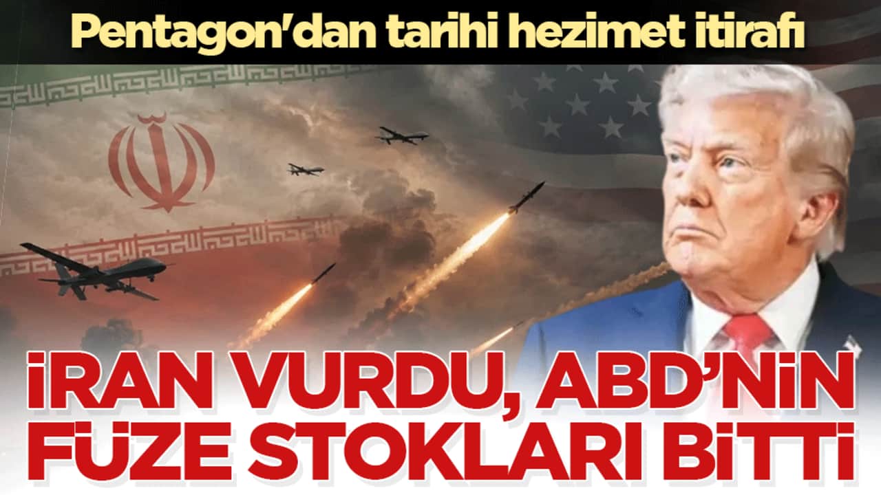 Pentagon'dan tarihi hezimet itirafı: İran vurdu, ABD'nin füze stokları bitti