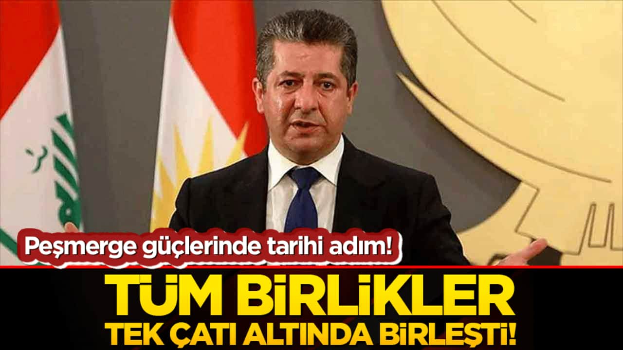 Peşmerge güçlerinde tarihi adım! Tüm birlikler tek çatı altında birleşti!