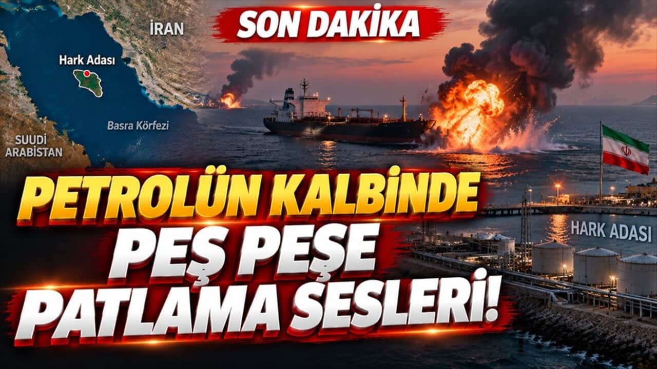 Petrolün kalbinde peş peşe patlama sesleri! Hark Adası’nda hareketli dakikalar