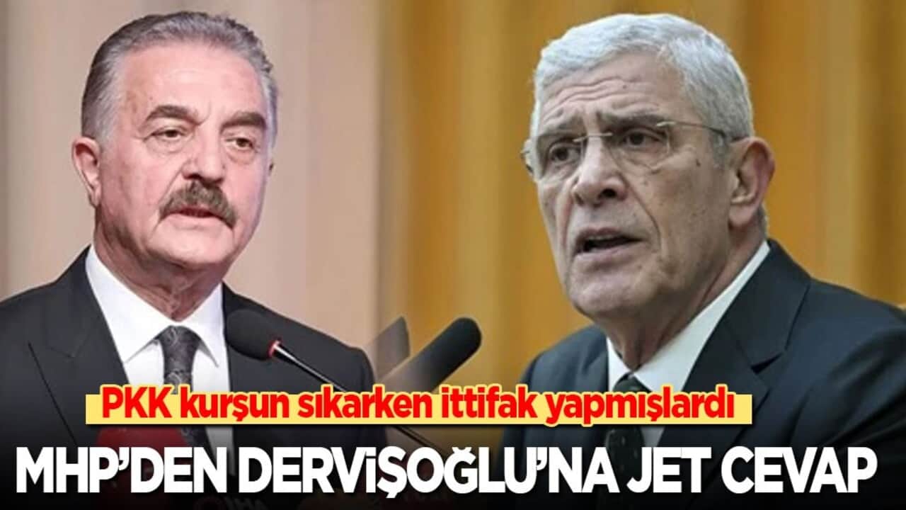 PKK kurşun sıkarken ittifak yapmışlardı: MHP’den Dervişoğlu'na jet cevap