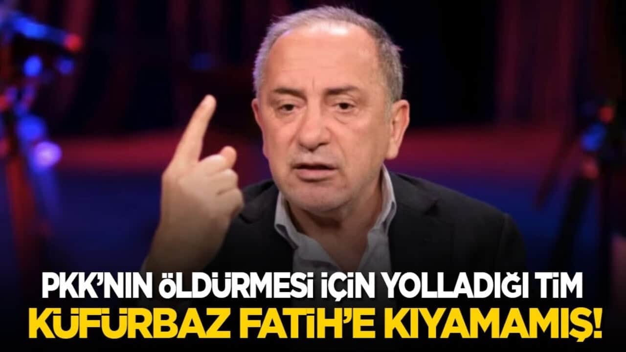 PKK’nın öldürmesi için yolladığı tim Küfürbaz Fatih’e kıyamamış!