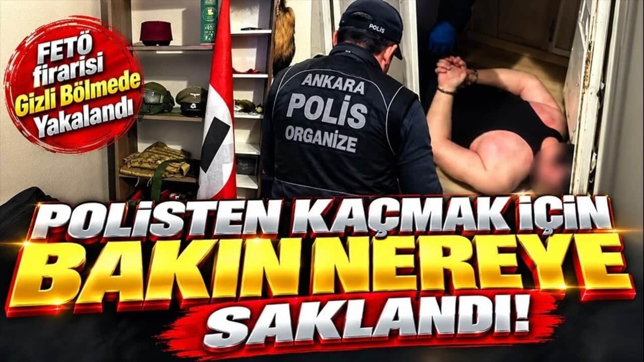 Polisten kaçmak için bakın nereye saklandı! FETÖ firarisi kıskıvrak yakalandı