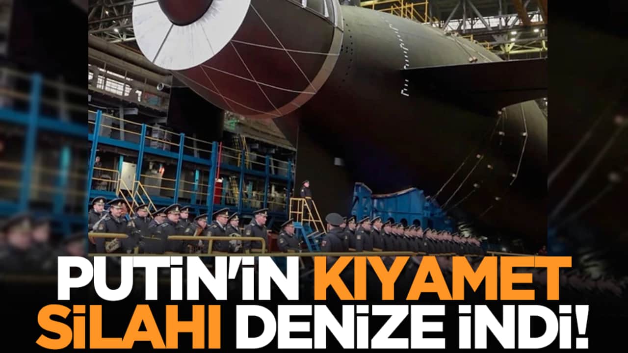 Putin'in kıyamet silahı denize indi!
