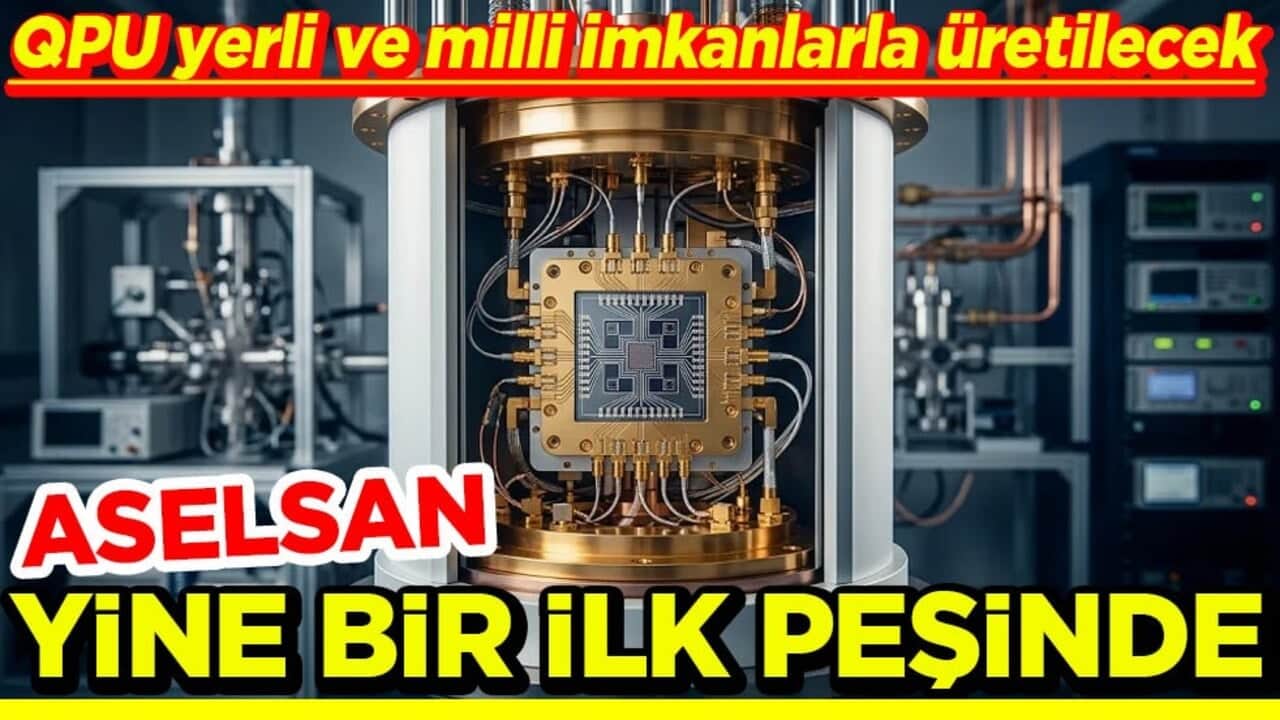 QPU yerli ve milli imkanlarla üretilecek ASELSAN yine bir ilk peşinde