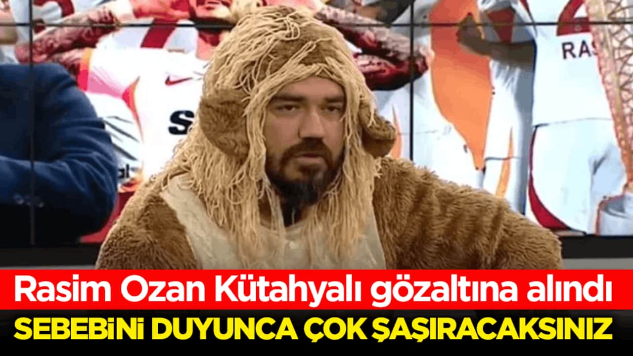 Rasim Ozan Kütahyalı gözaltına alındı! Bakan Gürlek’ten flaş açıklama