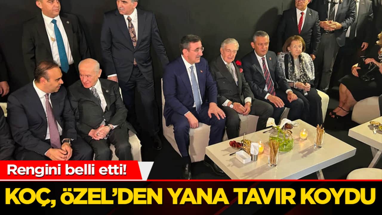 Rengini belli etti! Koç, Özel’den yana tavır koydu