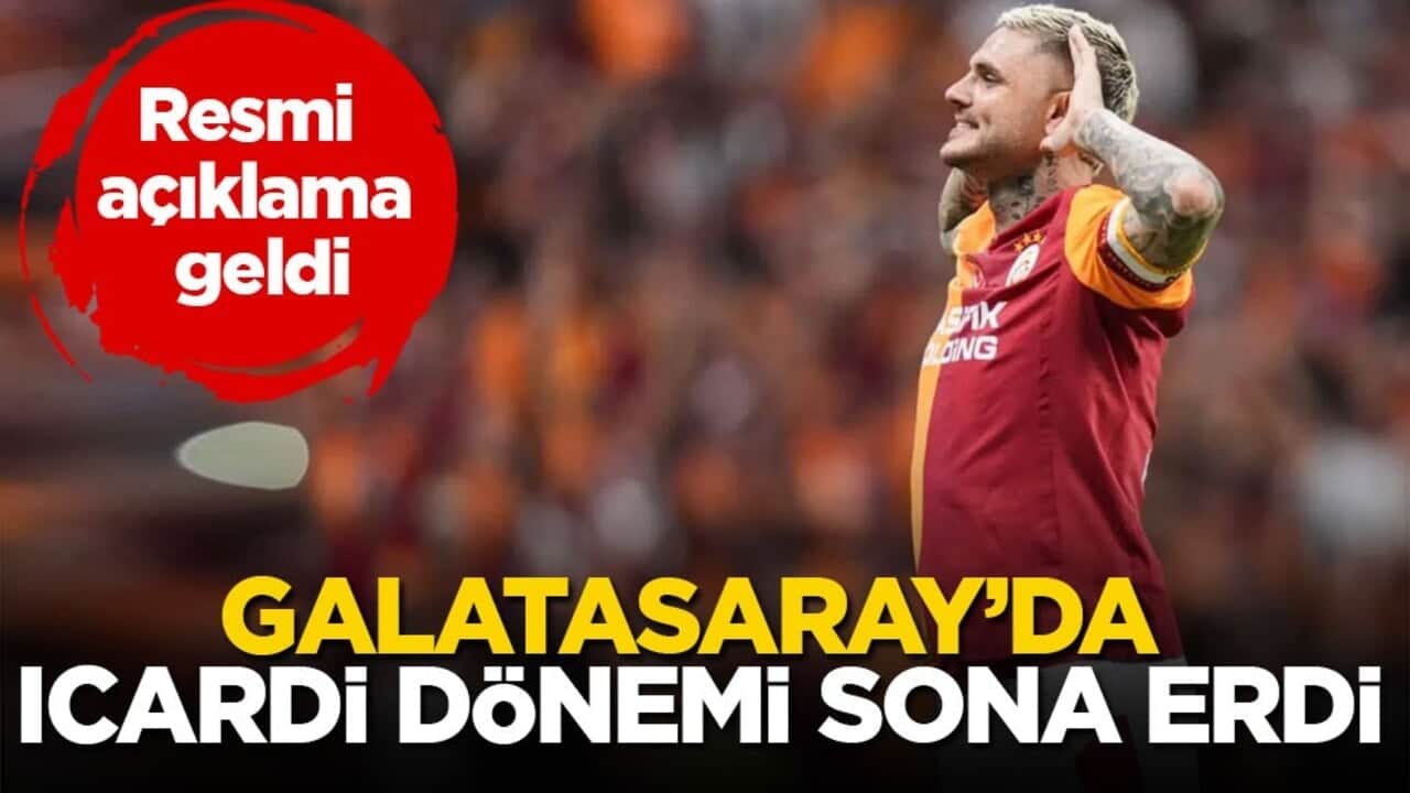 Resmi açıklama geldi! Galatasaray’da Icardi dönemi sona erdi