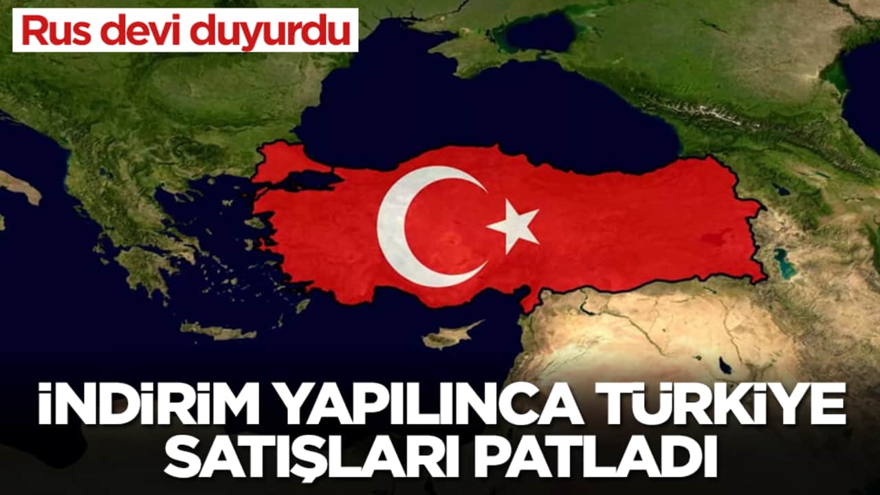 Rusya'da flaş gelişme: İndirim yapılınca Türkiye satışları patladı