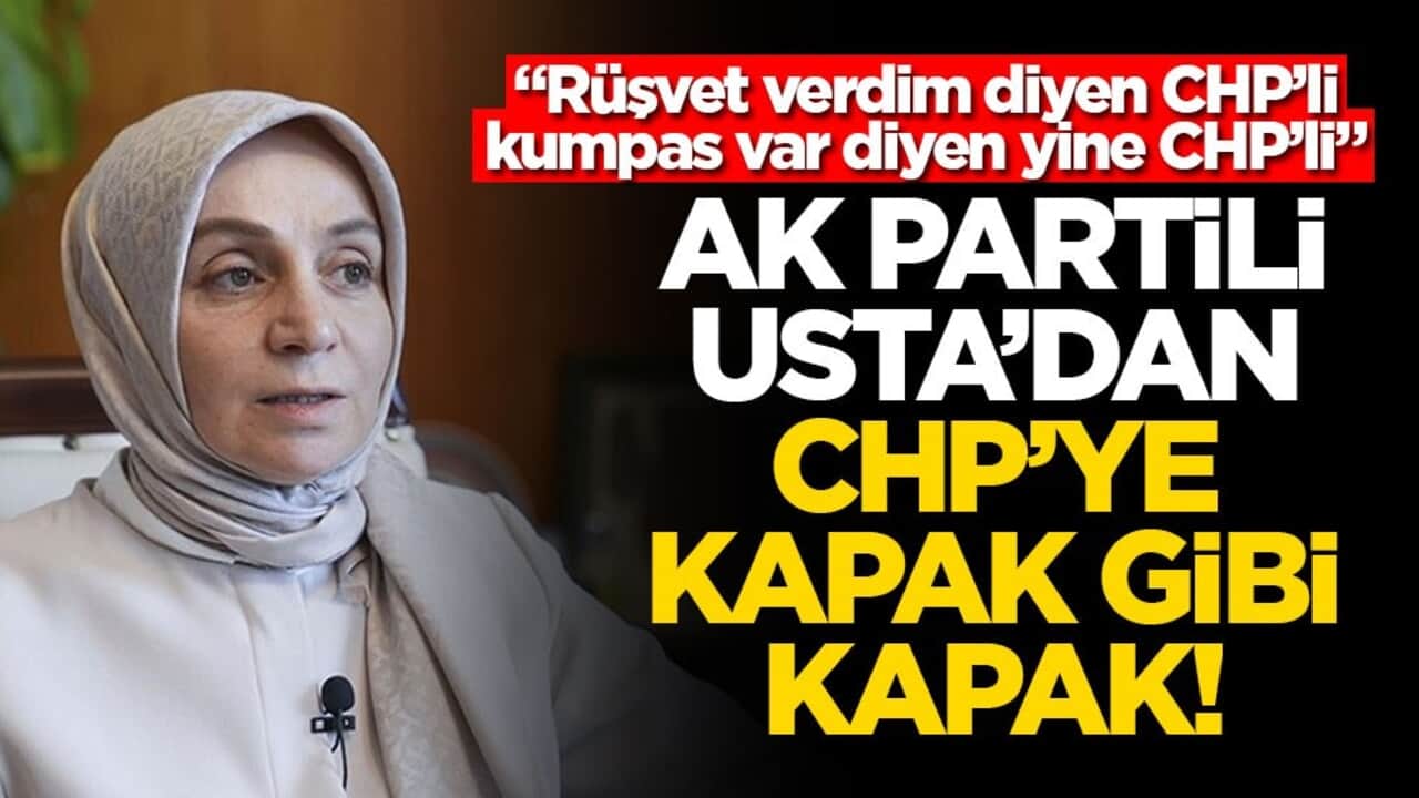 "Rüşvet verdim diyen CHP’li kumpas var diyen yine CHP’li" AK Partili Usta'dan CHP'ye kapak gibi cevap