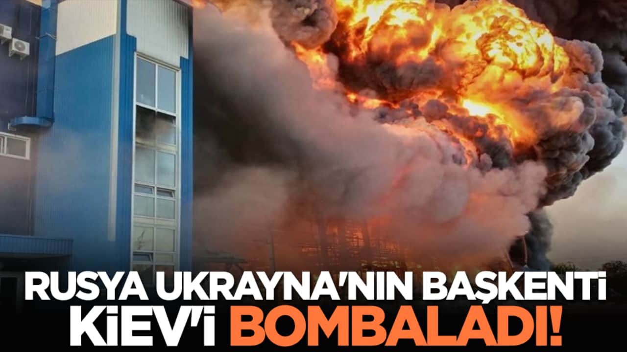 Rusya Ukrayna'nın başkenti Kiev'i bombaladı!