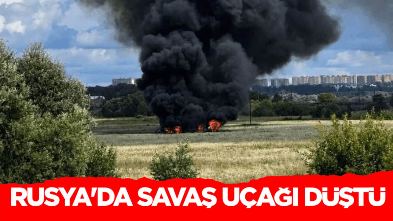 Rusya'da savaş uçağı düştü!